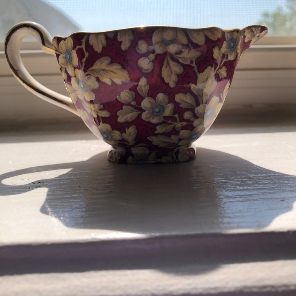 Lord Nelson Ware "Royal  Brocade" pattern Creamer from the 40s